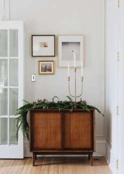 Real Touch Lebanon Cedar Holiday Table Garland - 48" - Sweet Water Decor