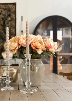 Real Touch Peony in Pale Yellow