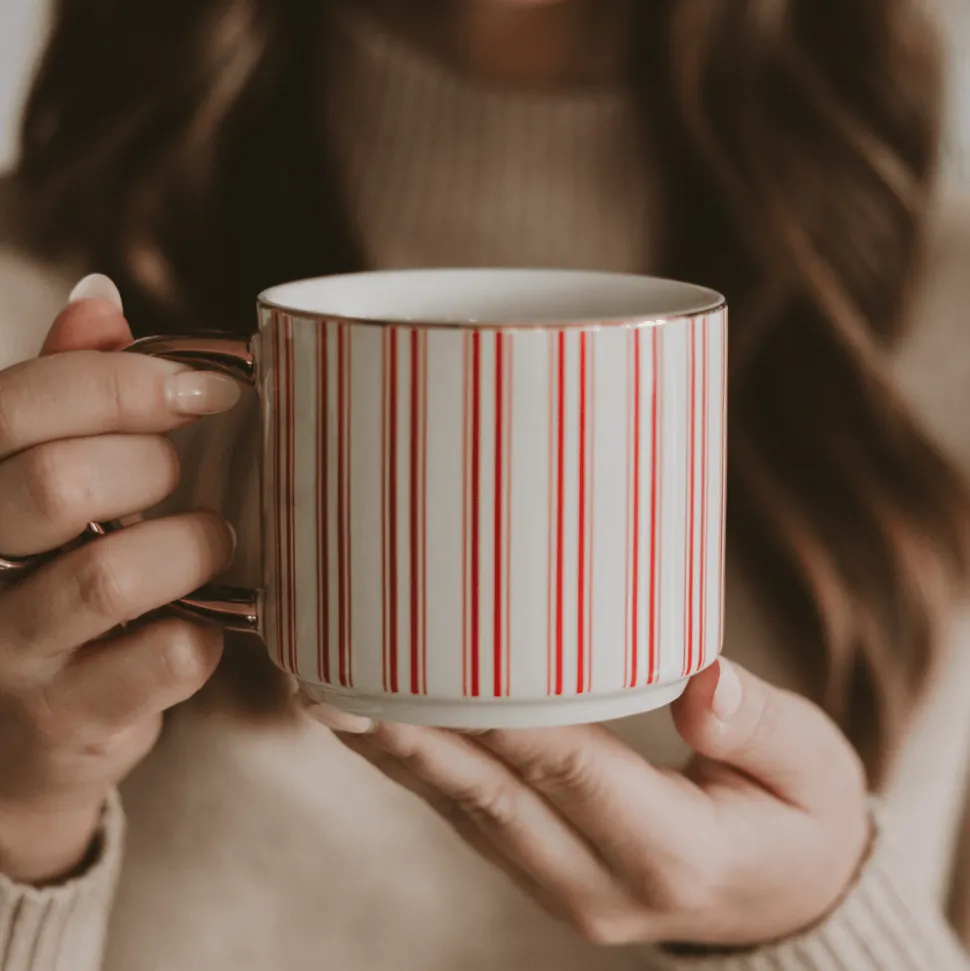 Red Stripe 14 oz Mug