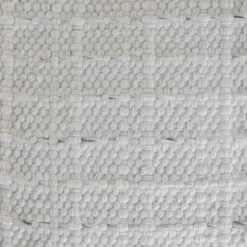 Square Striped Woven Ottoman Pouf - Sweet Water Decor