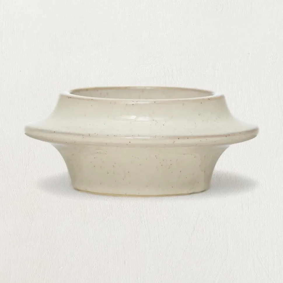 Stoneware Tea Light / Pillar Candle Holder - Sweet Water Decor