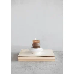 Stoneware Tea Light / Pillar Candle Holder - Sweet Water Decor