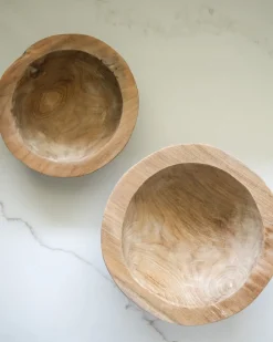 Teak Wood Bowl Set