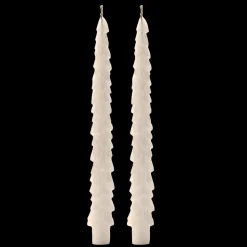 Tree Taper Candles - Set of 2