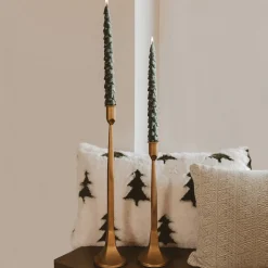 Tree Taper Candles - Set of 2