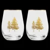 Trees stemless Wine Glass - Set of 2