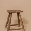 VINTAGE elm STOOL