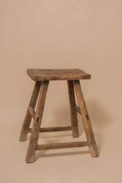 VINTAGE elm STOOL
