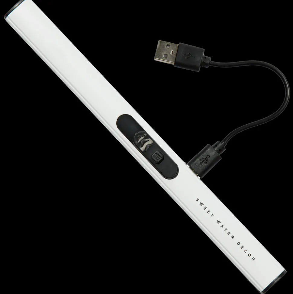 White Electric Lighter