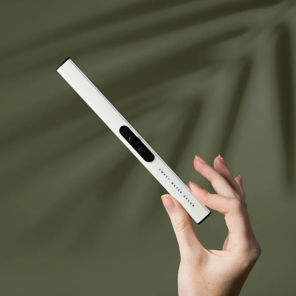 White Electric Lighter